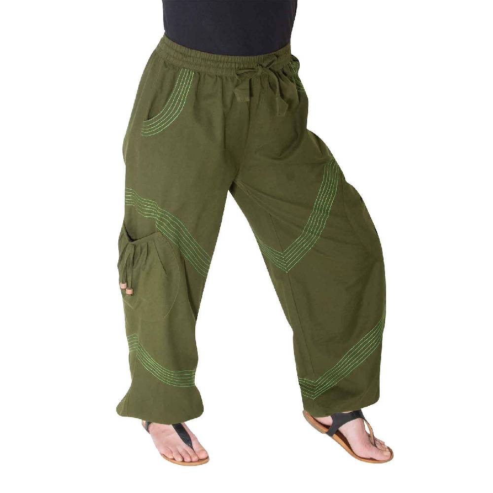 Kunst Und Magie Kunst und Magie Unisex Goa Pluderhose in klassischen Farben Zeitlich begrenztes Angebot