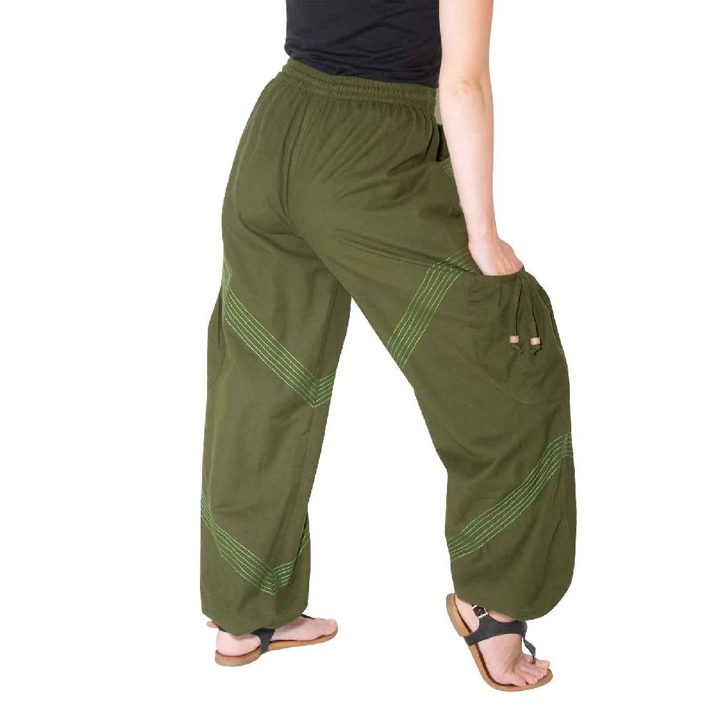 Kunst Und Magie Kunst und Magie Unisex Goa Pluderhose in klassischen Farben Zeitlich begrenztes Angebot