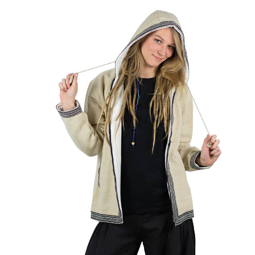 Kunst Und Magie Kunst und Magie Unisex Baumwolljacke mit Fleecefutter und Kapuze Räumungsverkauf