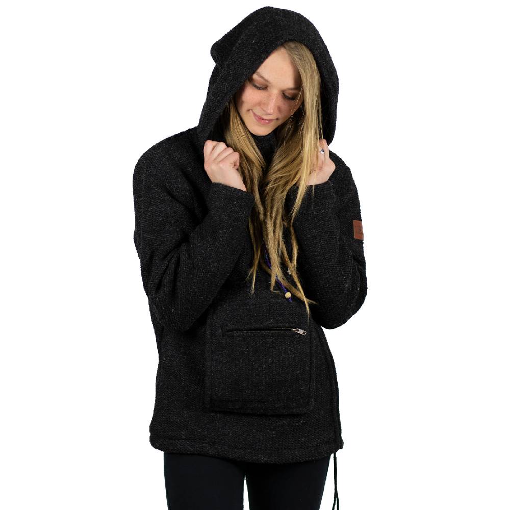 Kunst Und Magie Kunst & Magie Unisex Strick- Wolljacke abnehmbare Zipfelkapuze Kauf eins, bekomm eins gratis