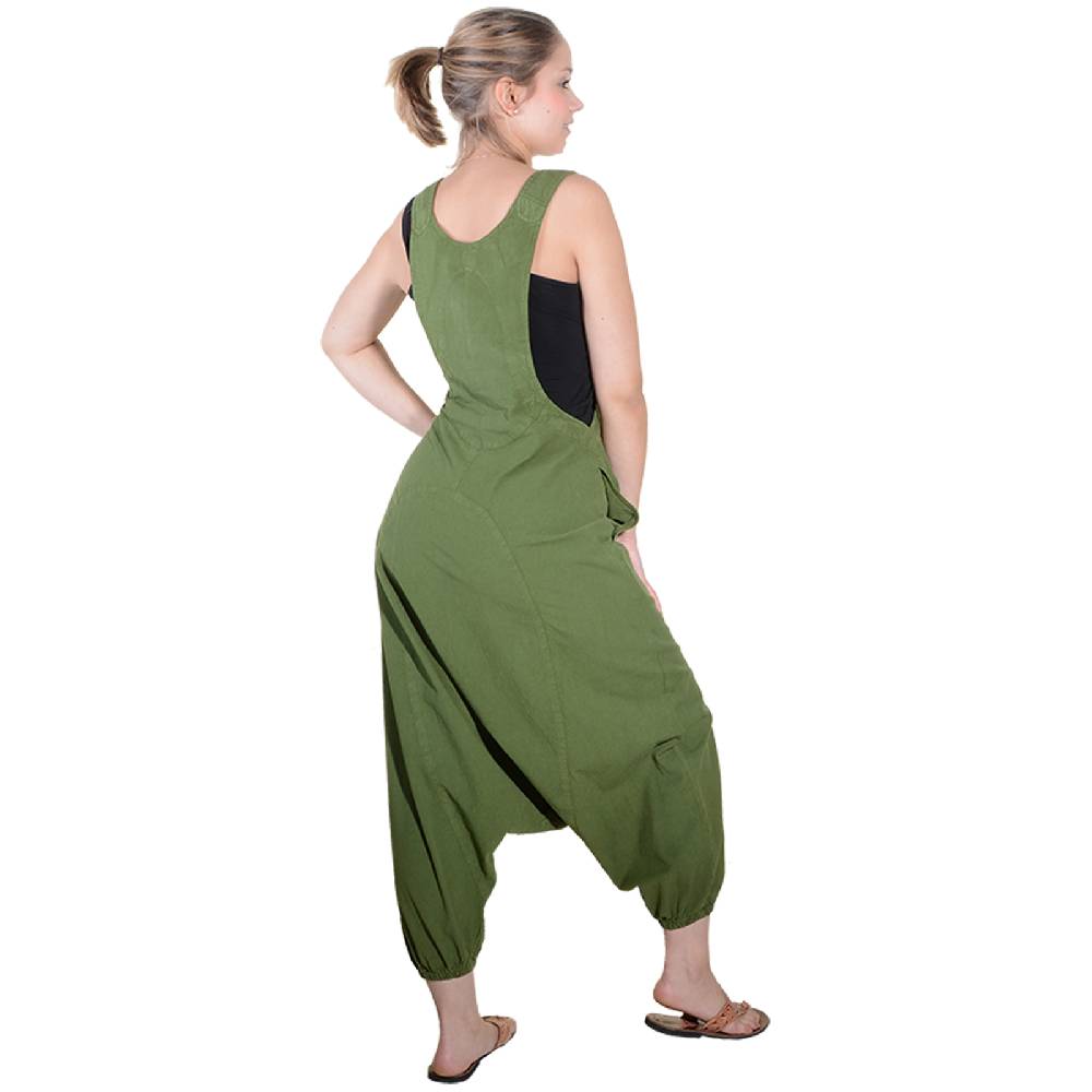 Kunst Und Magie Kunst und Magie Hippie Latzhose Haremshose Hose Psy Goa 70er Overall Super Sparpreis