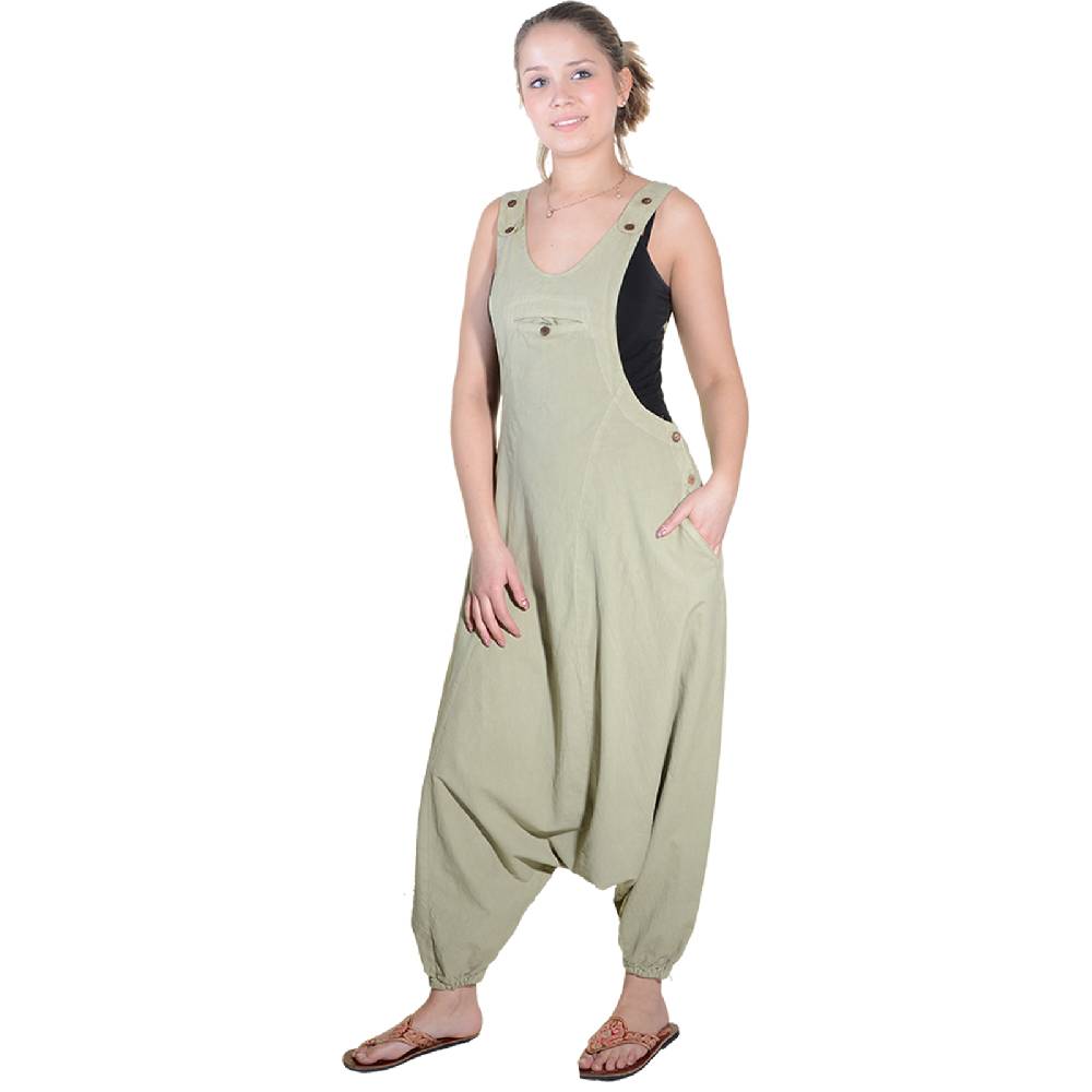 Kunst Und Magie Kunst und Magie Hippie Latzhose Haremshose Hose Psy Goa 70er Overall Super Sparpreis