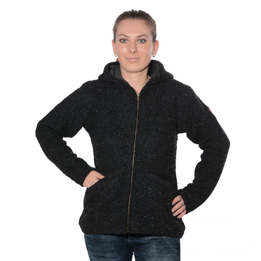 Kunst Und Magie Kunst und Magie Klassische Damen Strickjacke Wolle Jacke mit Fleecefutter und Zipfelkapuze JETZT KAUFEN