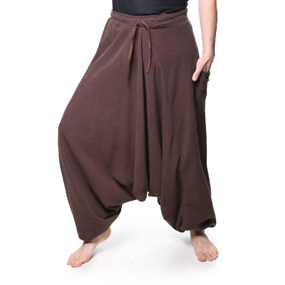 Kunst Und Magie Kunst und Magie Unisex Fleecehose ALADINHOSE Thermo Haremshose Letzter Tag
