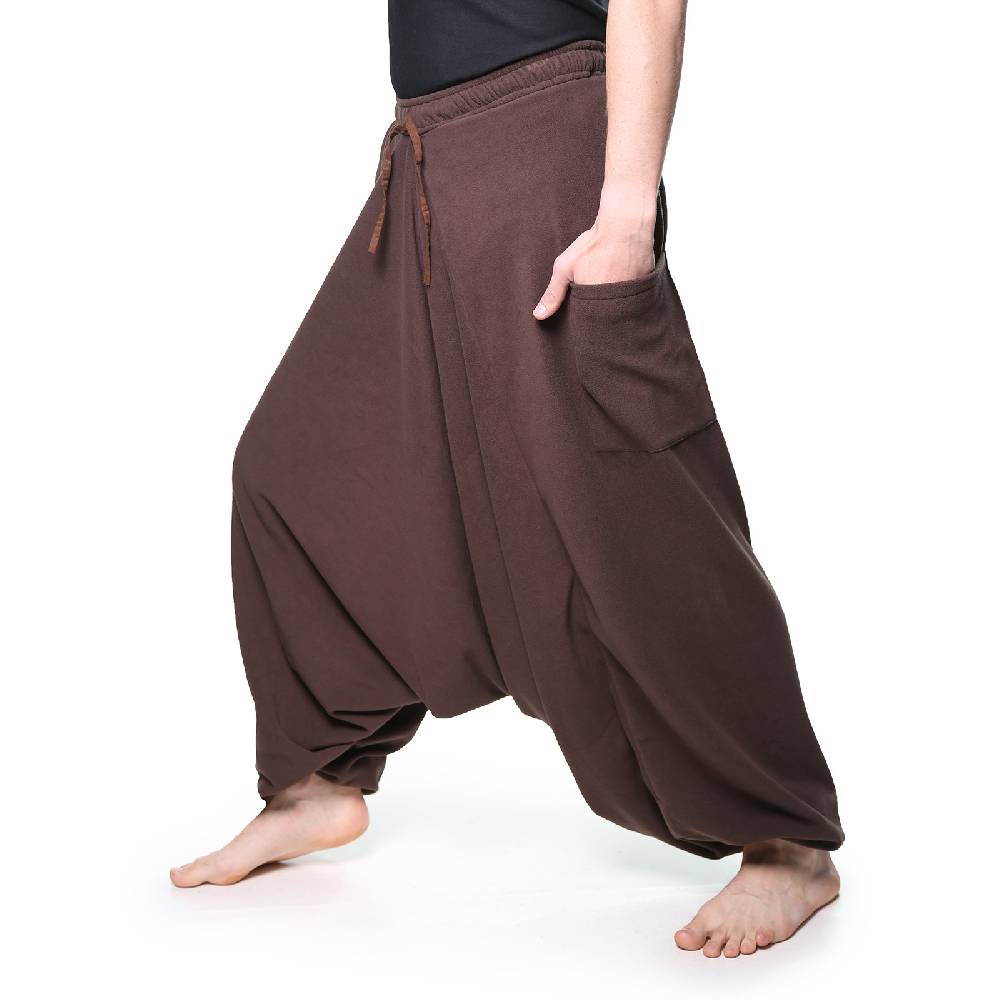 Kunst Und Magie Kunst und Magie Unisex Fleecehose ALADINHOSE Thermo Haremshose Letzter Tag