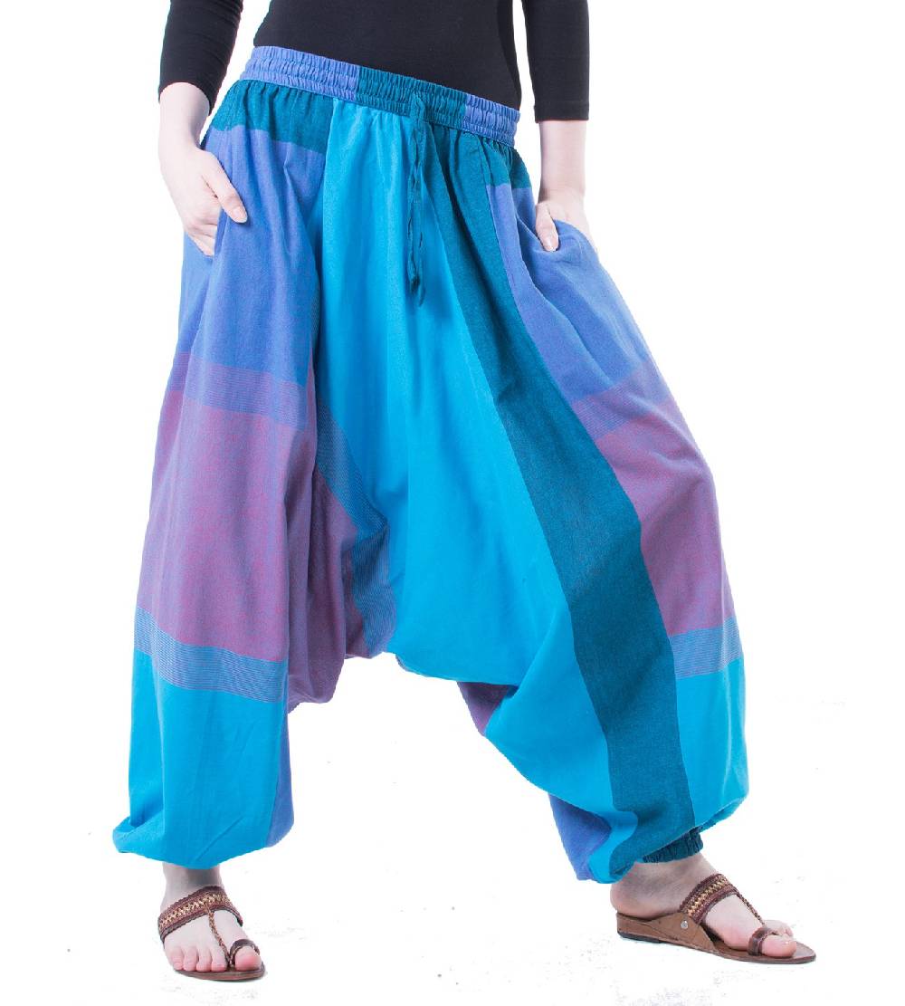 Kunst Und Magie Kunst und Magie Bunte Aladin Haremshose mit 2 Taschen Riesige Rabatte