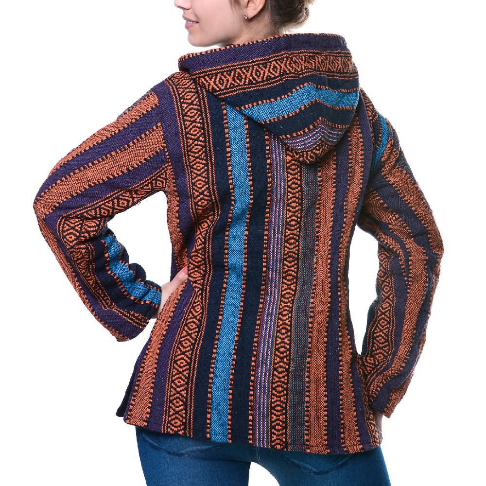 Kunst Und Magie Kunst und Magie Nepal Baja Jerga Sweatshirt Poncho 50% Rabatt mit kostenlosem Versand