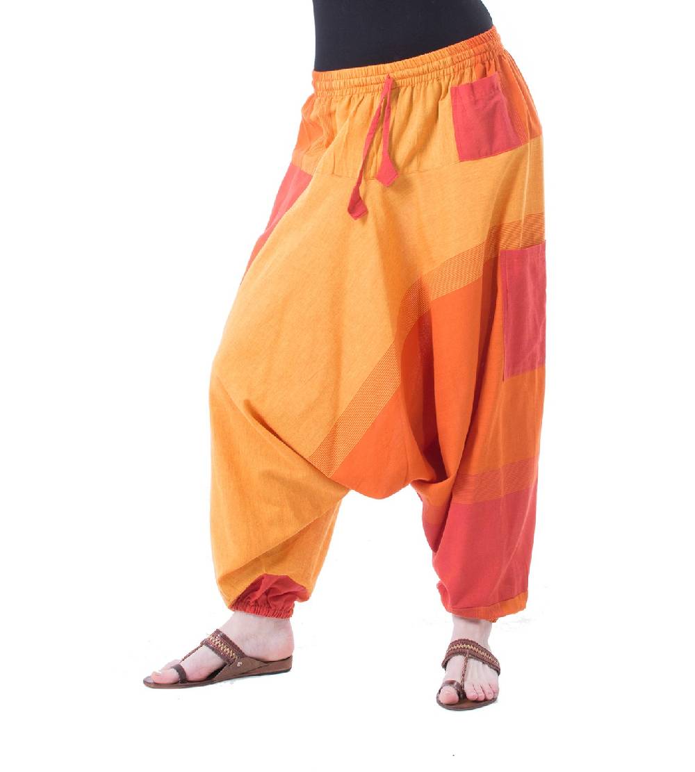 Kunst Und Magie Kunst und Magie Bunte Aladin Haremshose Pumphose Pluderhose Harem Hippie Fabrikladen