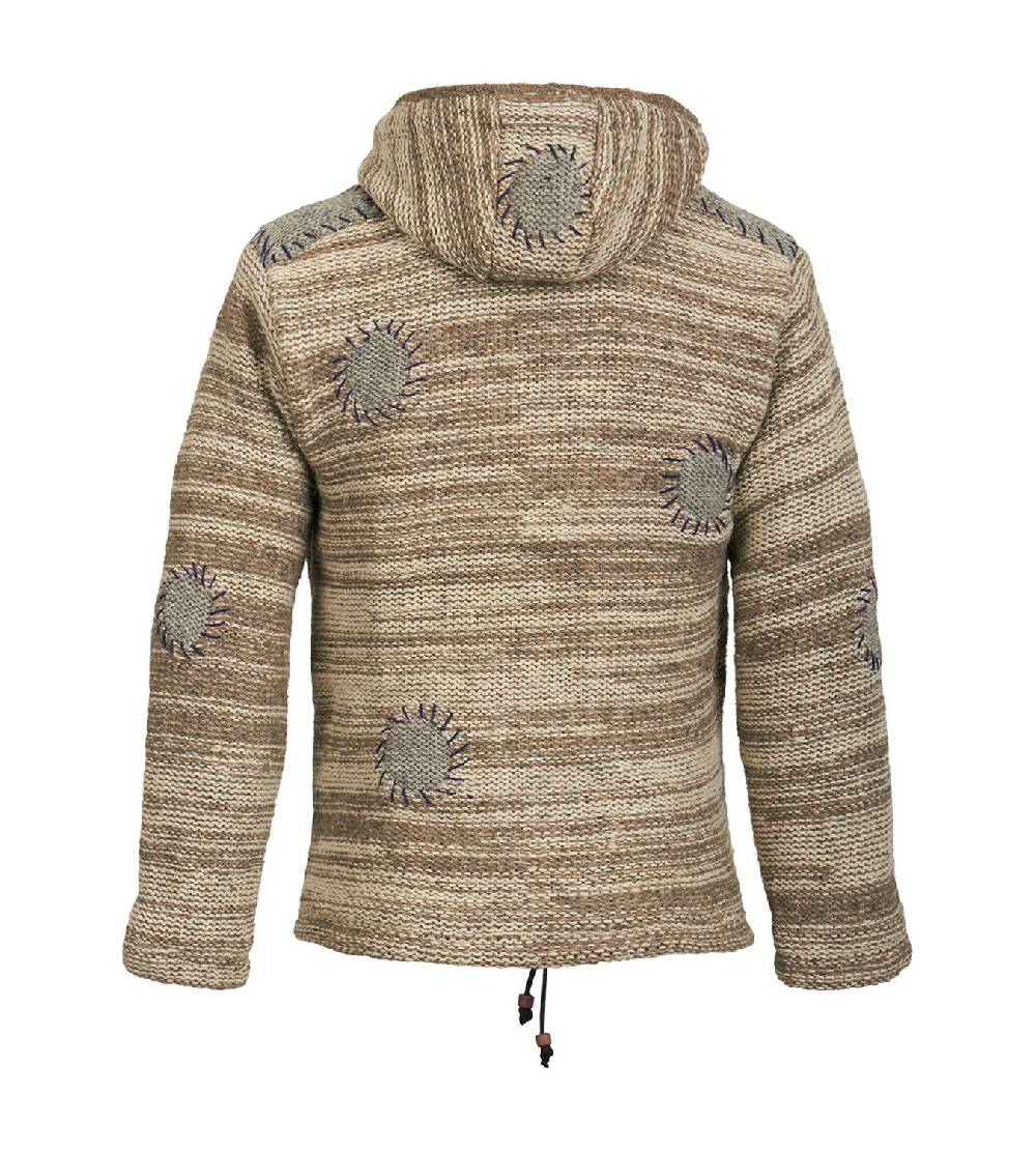 Kunst Und Magie Kunst und Magie Strickjacke mit Fleecefutter Strickpullover zollfrei