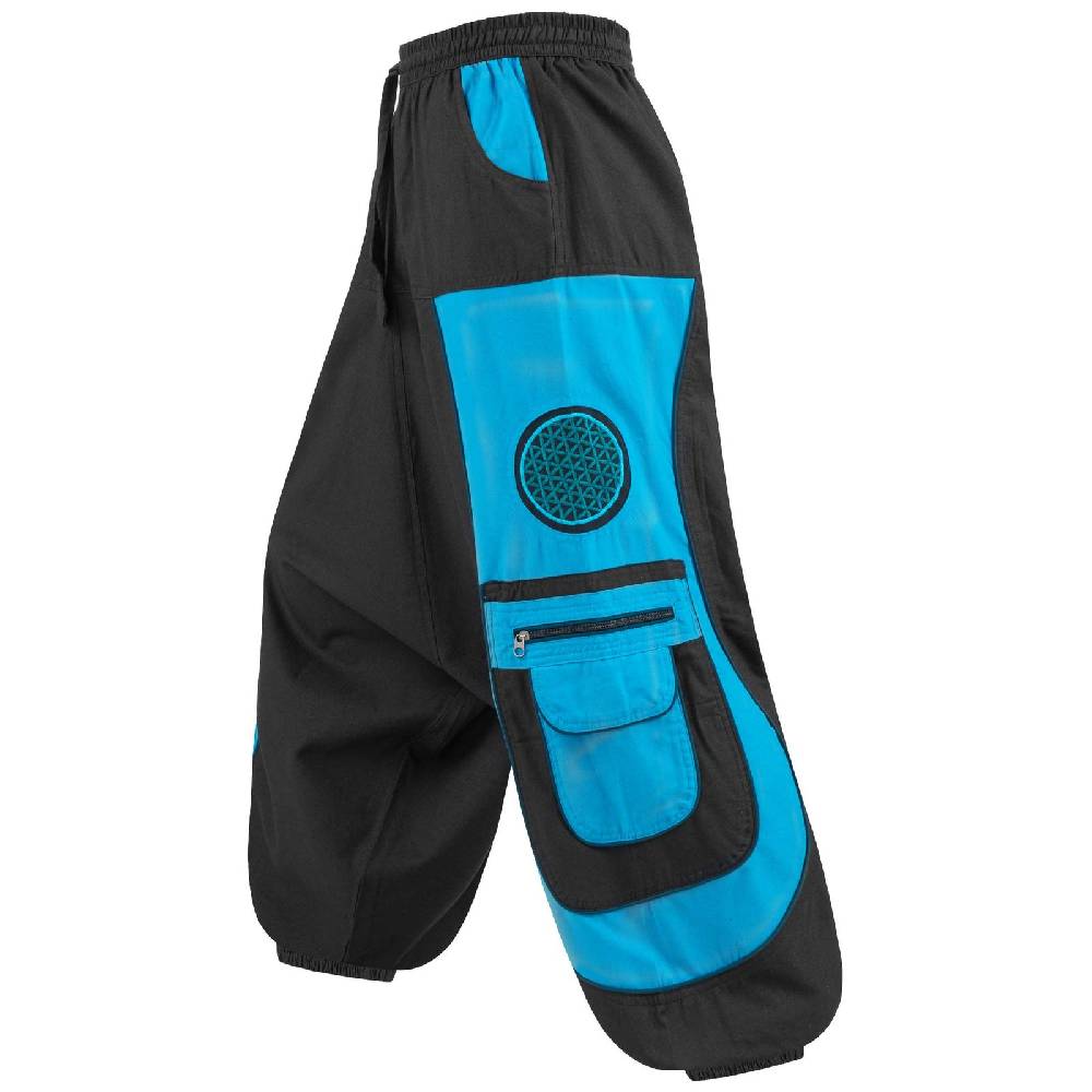 Kunst Und Magie Kunst und Magie Flower of Life Hippie Haremshose Goahose Cargohose Verkauf