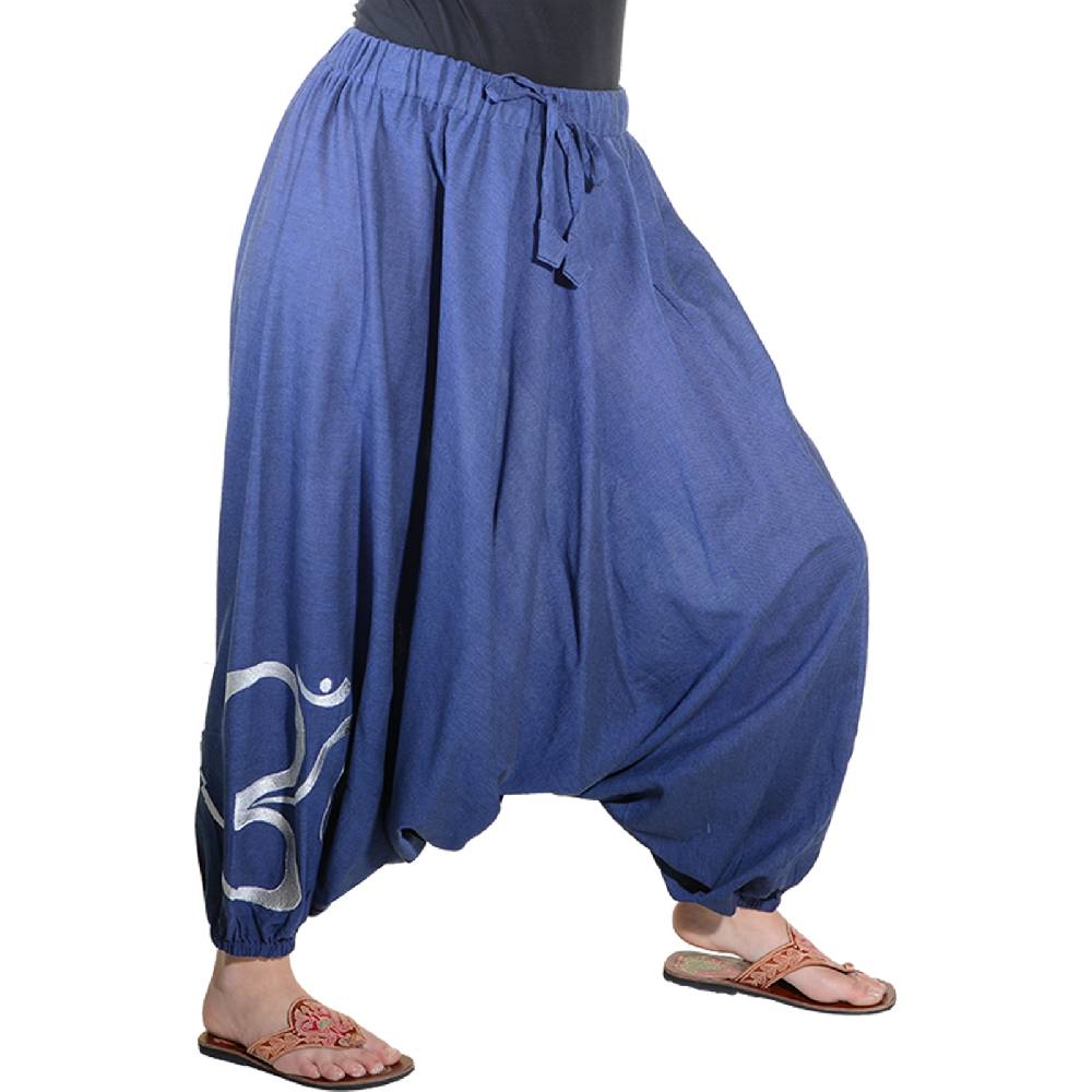 Kunst Und Magie Kunst und Magie Damen Hippie OM Haremshose Pluderhose Baumwolle Aladinhose Schlussverkauf