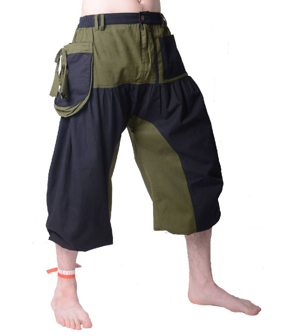 Kunst Und Magie Kurze Hose Dreiviertelhose - Herren Goa Hippie Freizeithose Sommerhose Meist gekauft