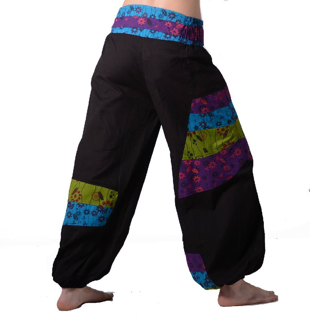 Kunst Und Magie Kunst und Magie Bunte Hippiehose aus Baumwolle IBIZA Strandhose Wellnesshose Flash Sale