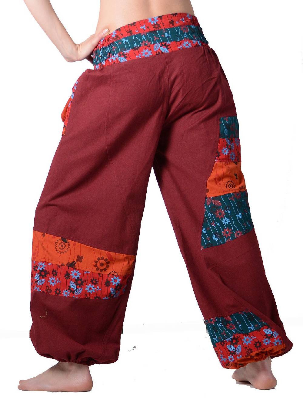 Kunst Und Magie Kunst und Magie Bunte Hippiehose aus Baumwolle IBIZA Strandhose Wellnesshose Flash Sale