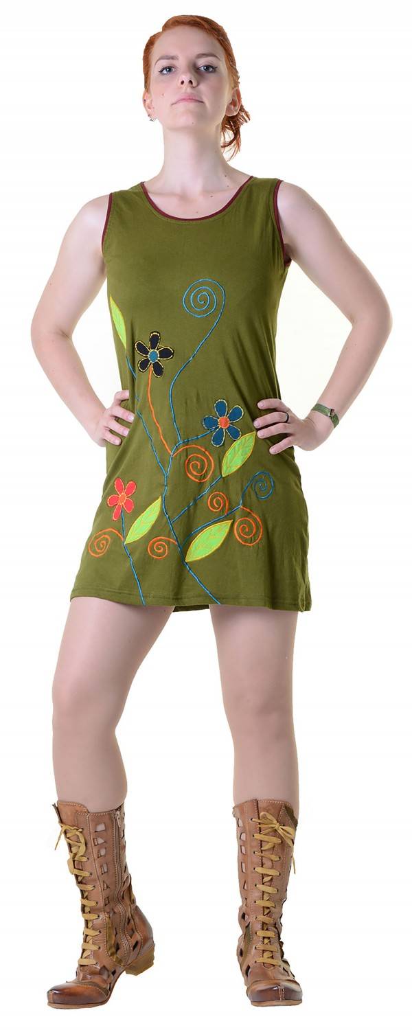 Kunst Und Magie Minikleid Longshirt Tunika Hippie Sommerkleid Vatertagsangebot