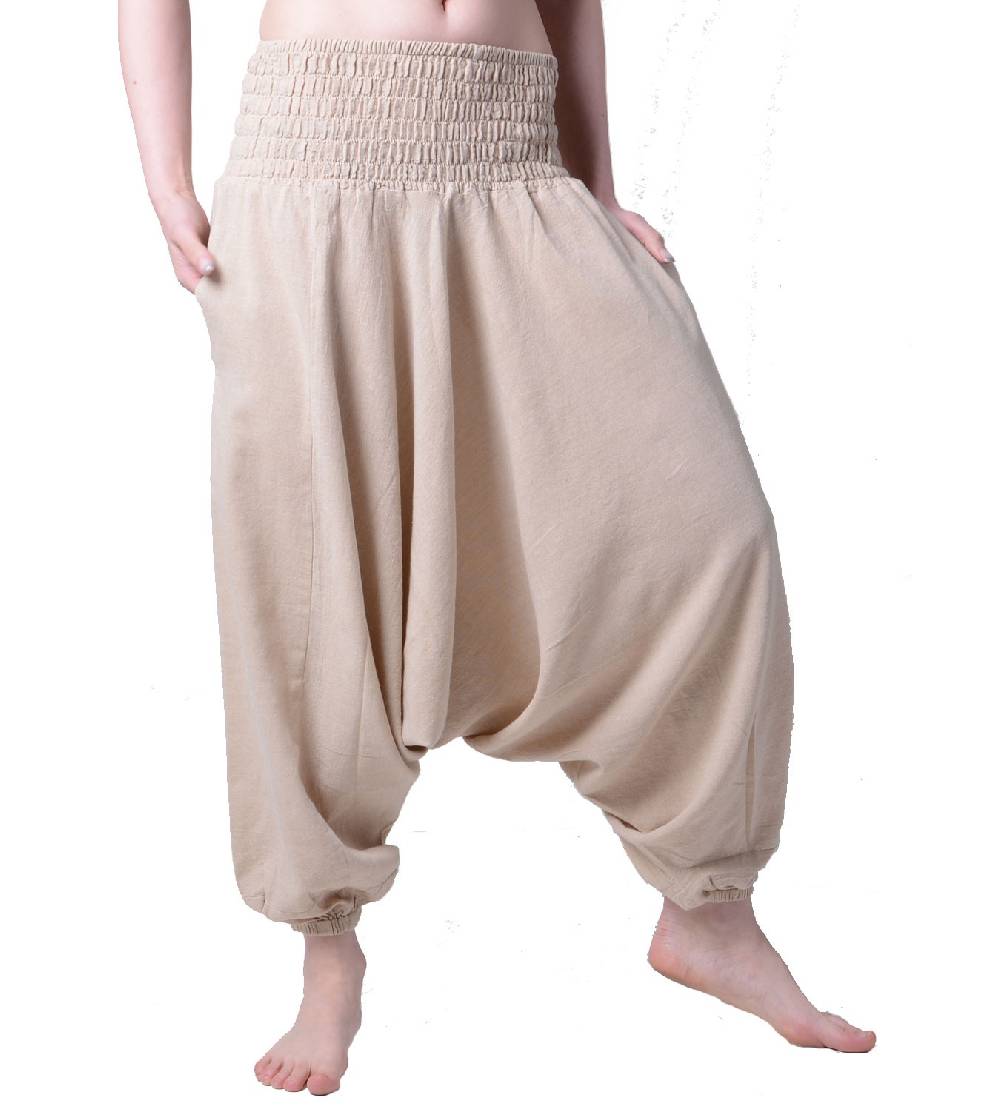 Kunst Und Magie Kunst und Magie Unisex Orientalische Haremshose Pluderhose Pumphose, Größe: Einheitsgröße Riesige Ersparnisse