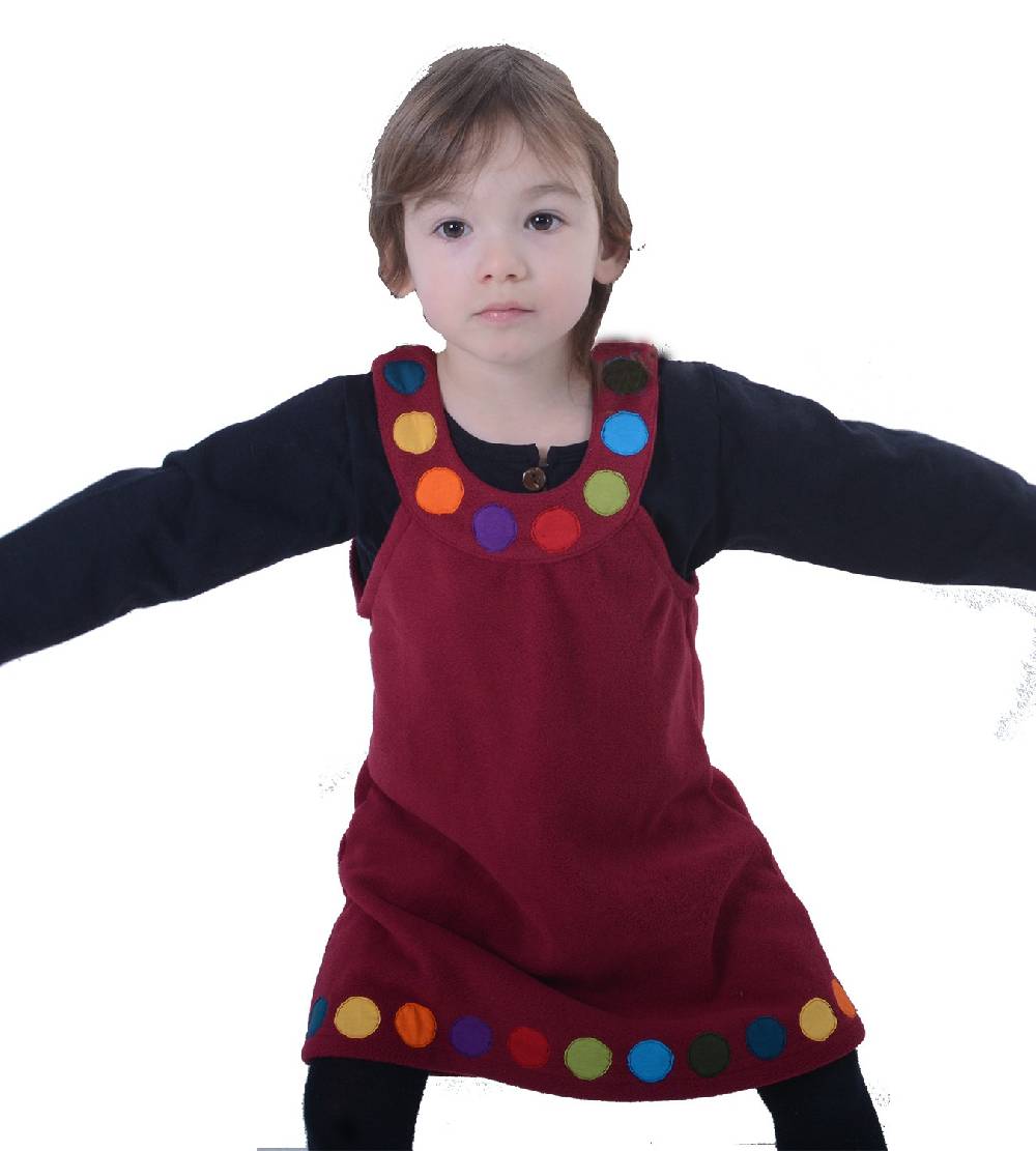 Kunst Und Magie Kunst und Magie Kinder Kleid /Trägerkleid aus Fleece Riesige Rabatte