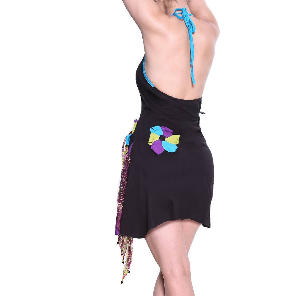 Kunst Und Magie Kunst und Magie Freches Minikleid Longshirt Tunika Hippie Boho Trägerkleid im Angebot