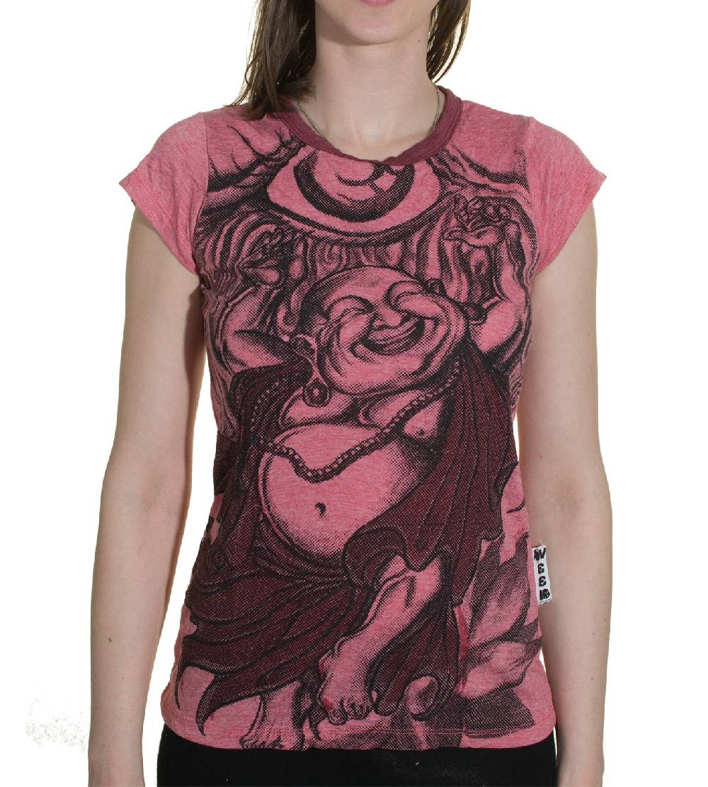 Kunst Und Magie 70er Retro Hippie Top Sure Buddha Smile Auge T-Shirt Letzte 3 Tage