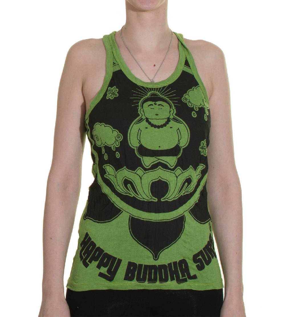 Kunst Und Magie 70er Retro Hippie Trägertop Sure Buddha Lotus Shirt JETZT KAUFEN
