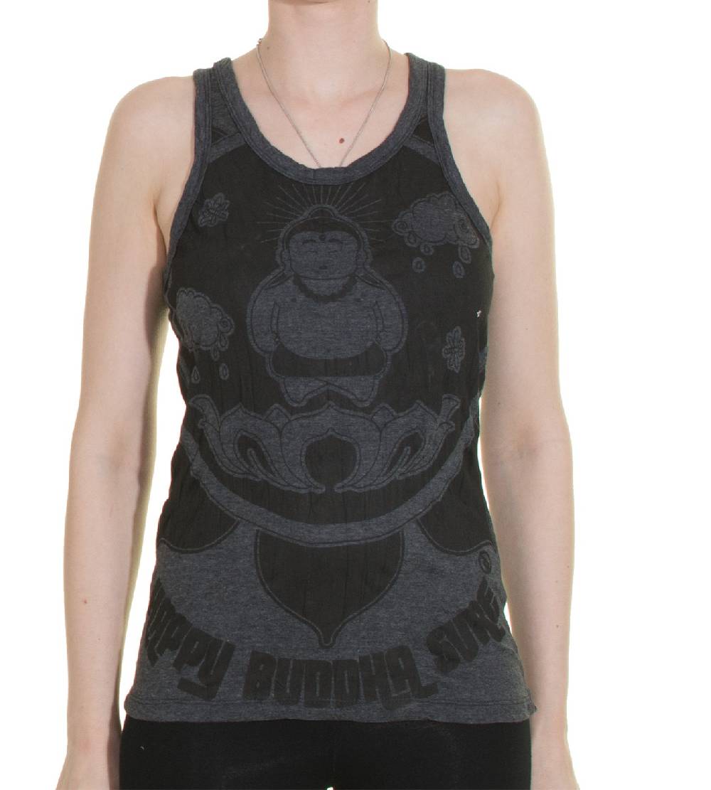 Kunst Und Magie 70er Retro Hippie Trägertop Sure Buddha Lotus Shirt JETZT KAUFEN