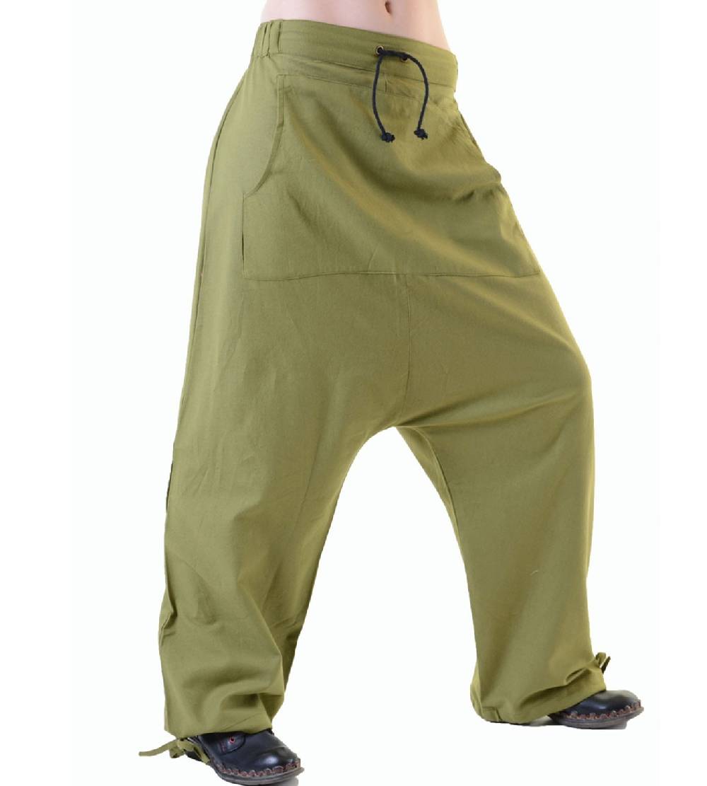 Kunst Und Magie Männer Psy Aladinhose Hippie Hose Herren Haremshose Kostenloser Versand international