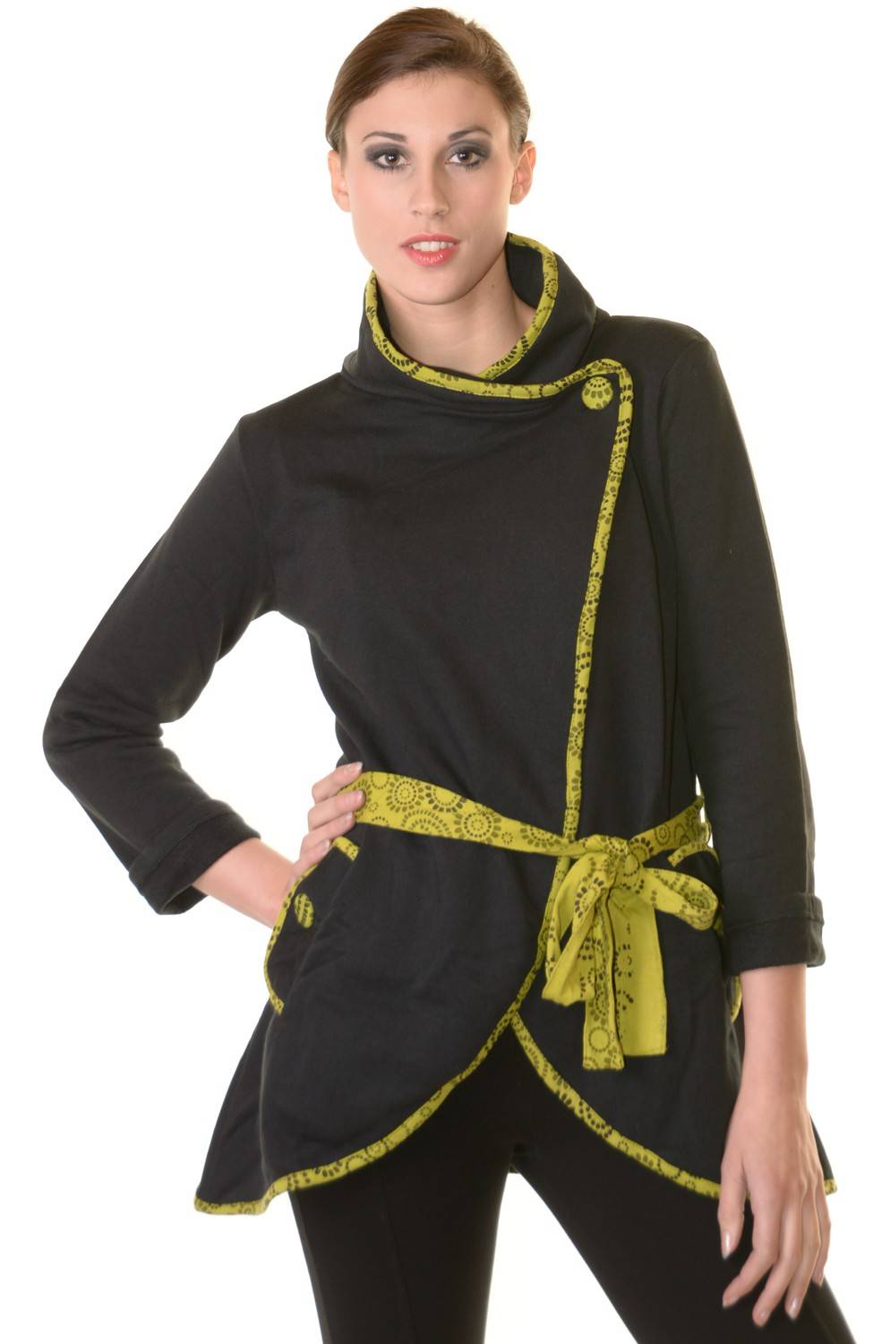 Kunst Und Magie Boho Jacke Damen Baumwolljacke Hippie Jacke im auffälligen "Geisha"-Design 50% Rabatt für begrenzte Zeit