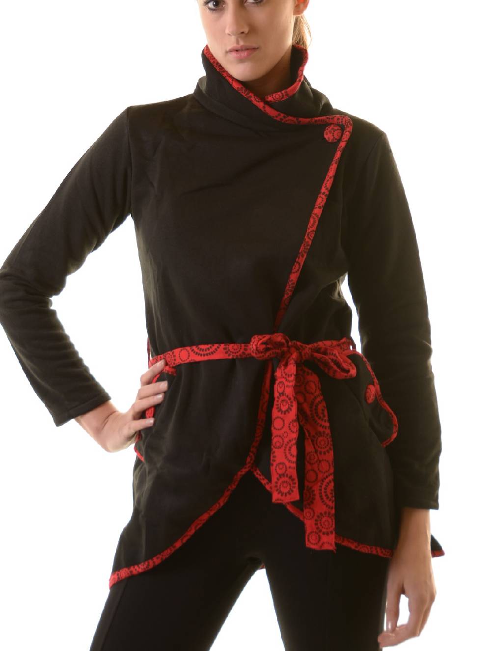 Kunst Und Magie Boho Jacke Damen Baumwolljacke Hippie Jacke im auffälligen "Geisha"-Design 50% Rabatt für begrenzte Zeit