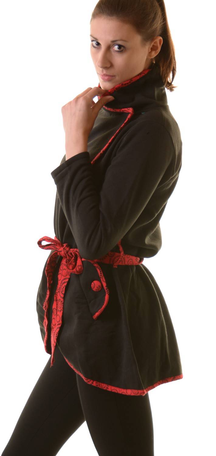Kunst Und Magie Boho Jacke Damen Baumwolljacke Hippie Jacke im auffälligen "Geisha"-Design 50% Rabatt für begrenzte Zeit
