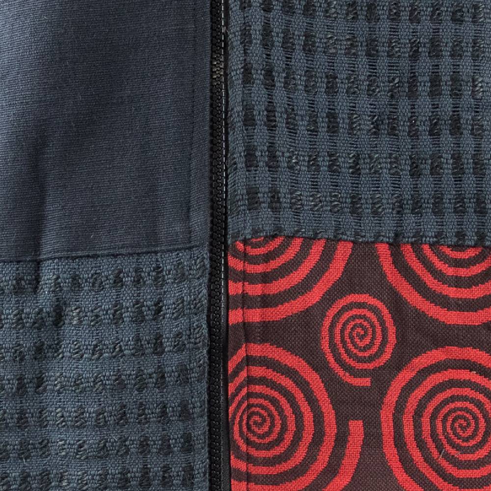 Kunst Und Magie Kunst und Magie Herren Patchwork Jacke mit Kapuze 2025