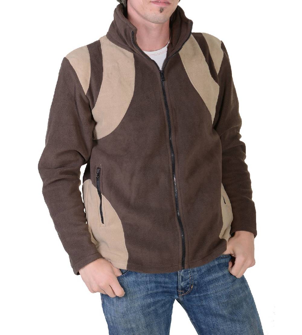 Kunst Und Magie Goa Herren Fleecejacke "Buddha" mit Aufwendiger Rückenstickerei Goa Psy Hippie Meist gekauft