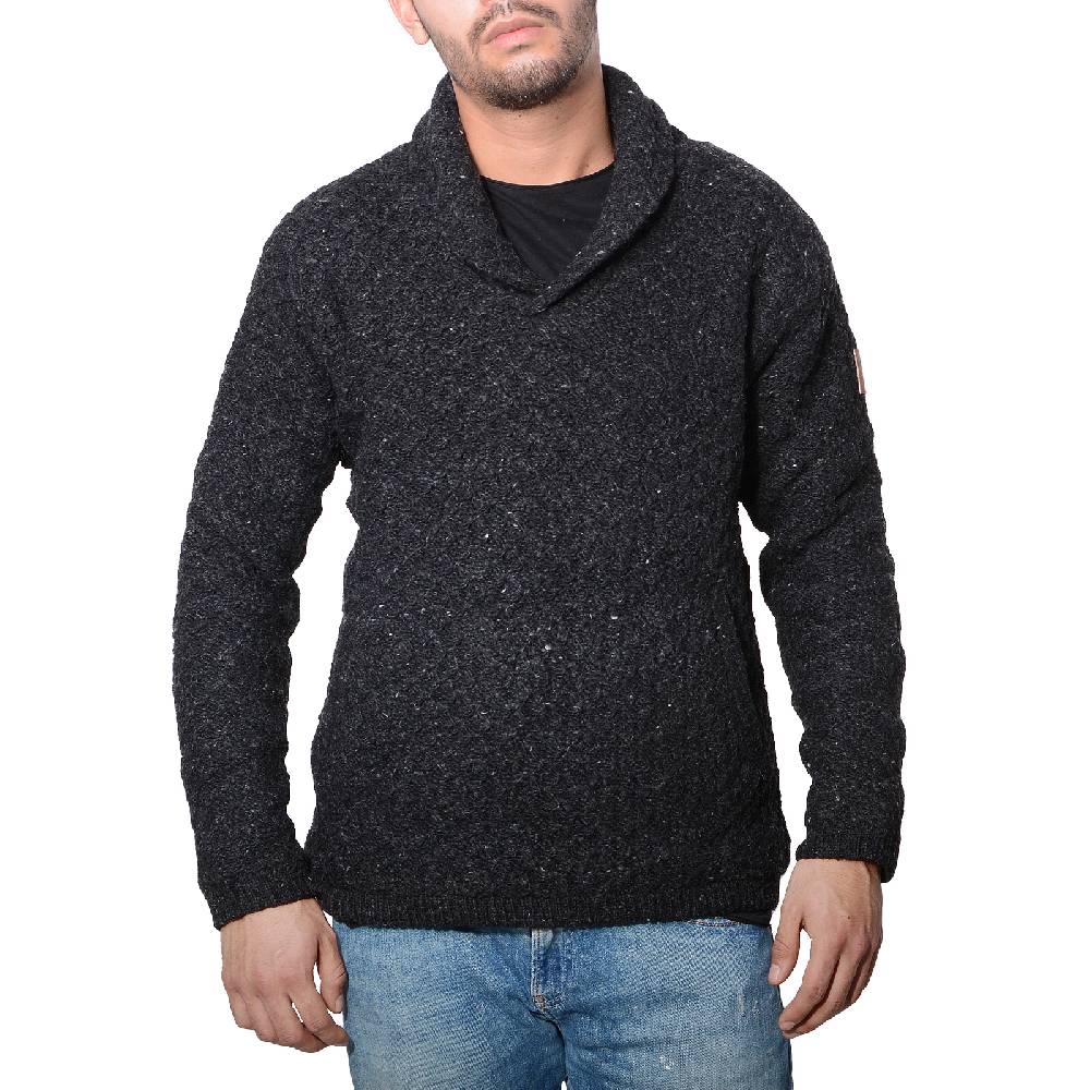 Kunst Und Magie Kunst und Magie Herren Strickpullover Wollpullover mit Schalkragen und warmen Fleecefutter Online Outlet