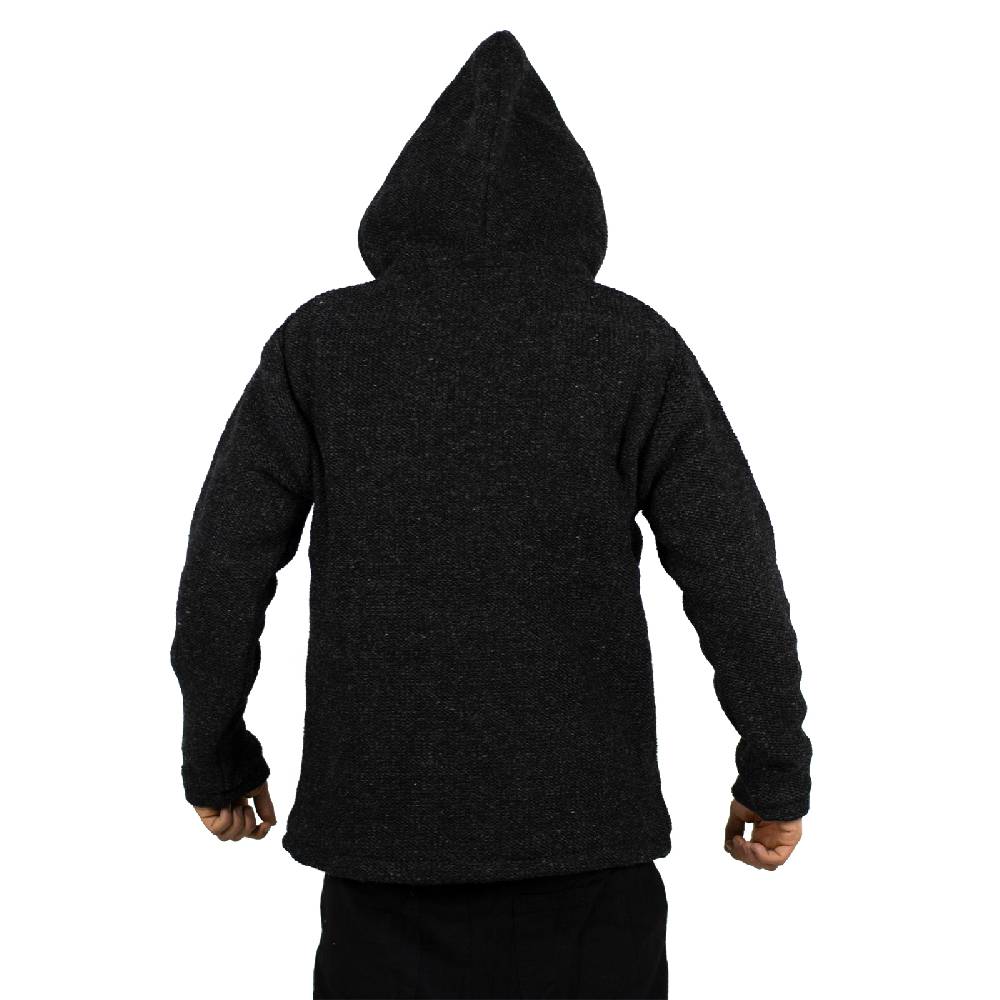 Kunst Und Magie Kunst & Magie Unisex Strick- Wolljacke abnehmbare Kapuze Exklusive Angebote
