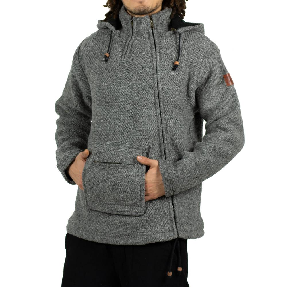 Kunst Und Magie Kunst & Magie Unisex Strick- Wolljacke abnehmbare Kapuze Exklusive Angebote