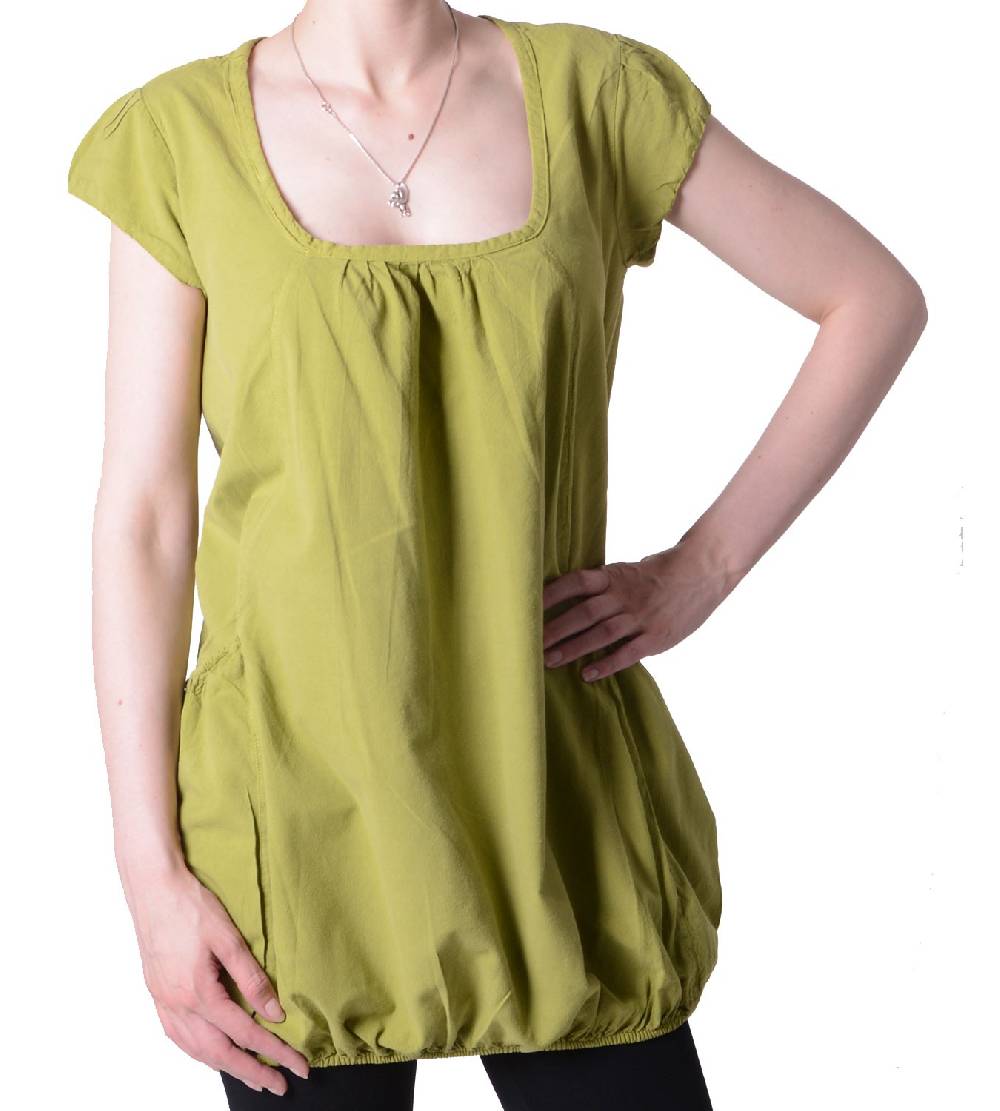 Kunst Und Magie Hippie Sommer-Top Damen Oberteil mit zwei Taschen - Überzieher, Bluse Tiefpreis