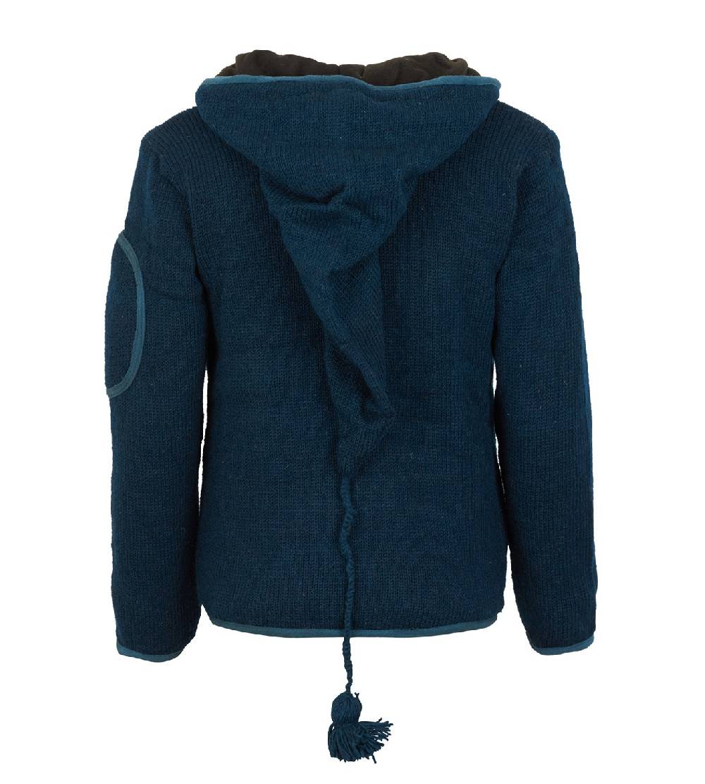 Kunst Und Magie Herren Strickjacke Wolljacke mit Fleecefutter und langer Zipfelkapuze Bis zu 65% Rabatt