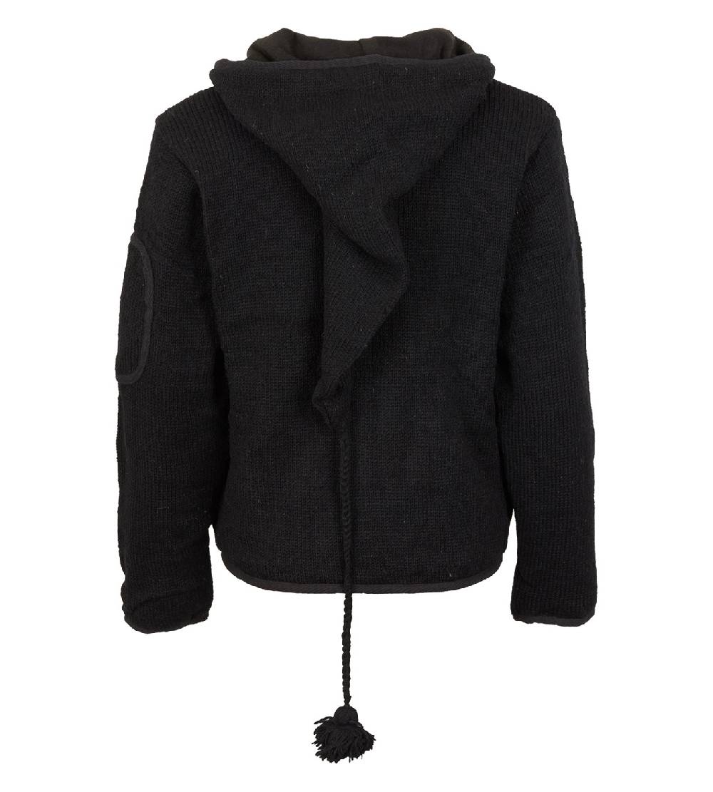 Kunst Und Magie Herren Strickjacke Wolljacke mit Fleecefutter und langer Zipfelkapuze Bis zu 65% Rabatt