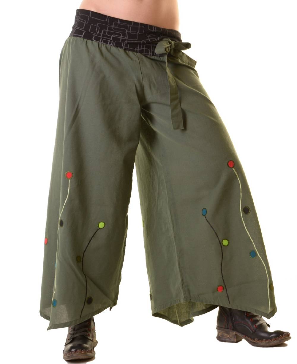 Kunst Und Magie Hosenrock Tanzhose Schlaghose Hippie Goa Boho Bis zu 55% Rabatt