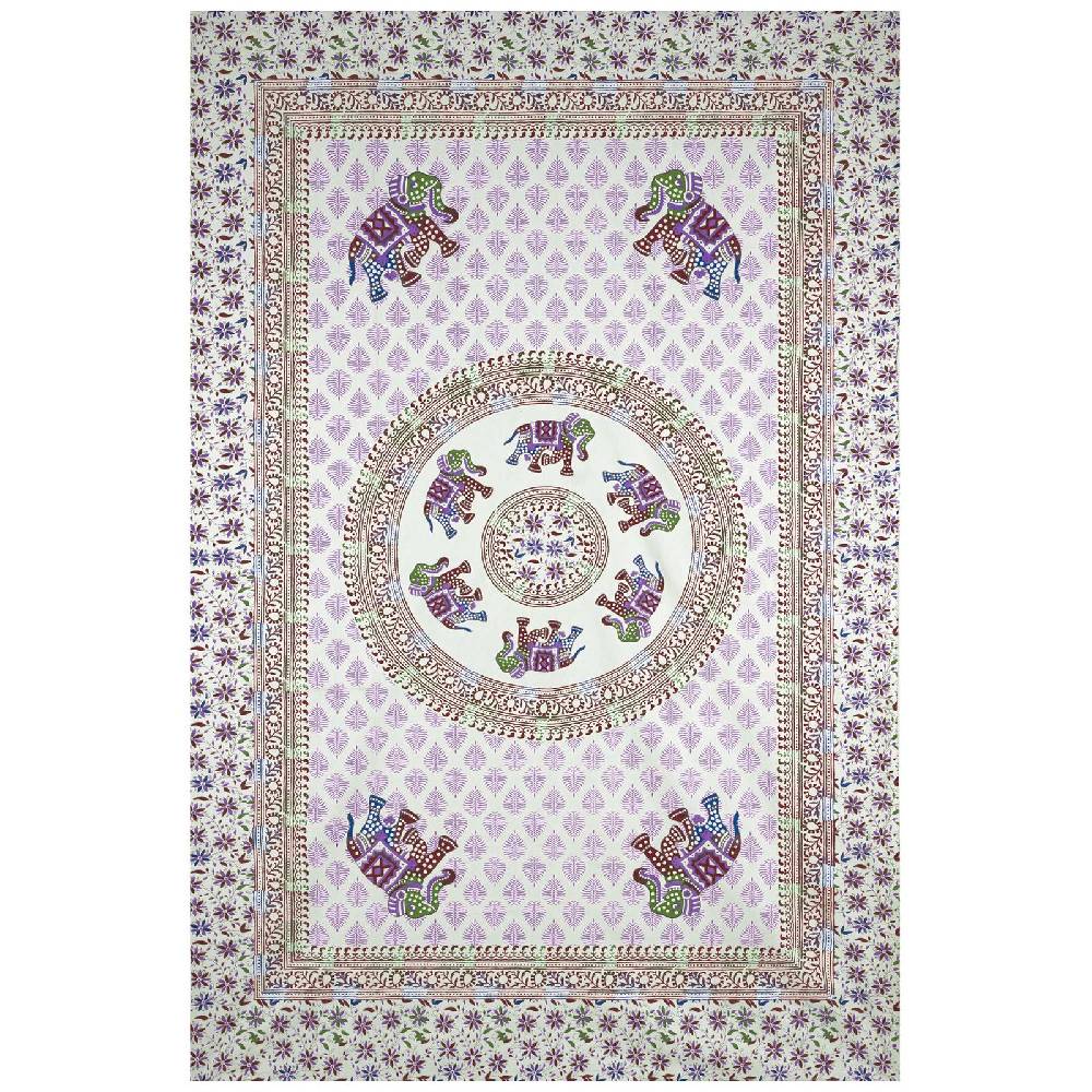 Kunst Und Magie Kunst und Magie Tagesdecke Wandbehang Deko Tuch Elefant Mandala ca 135 x 200cm Rabatte dieses Monats