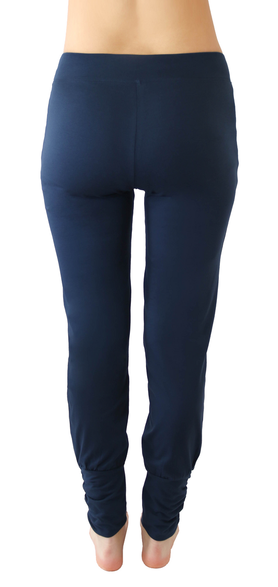 Leela Cotton 4415NV | Damen Yogahose stretch - Navy Online Outlet