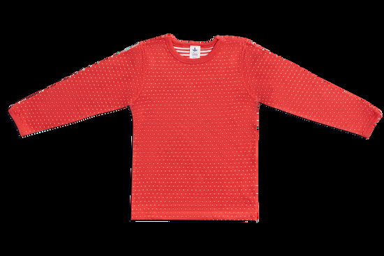 Leela Cotton 2650RW | Baby Wendelangarmshirt - Hibiskus-Naturweiss Riesige Ersparnisse
