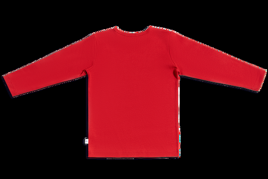 Leela Cotton 2064 | Baby Basic Langarmshirt - Ziegelrot Wochenangebot
