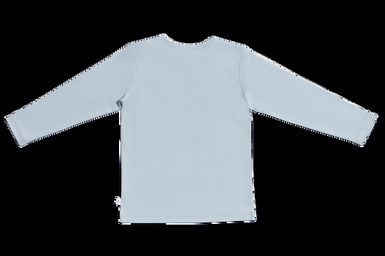 Leela Cotton 2063 | Baby Basic Langarmshirt - Hellgrau Kostenlose Rückgabe
