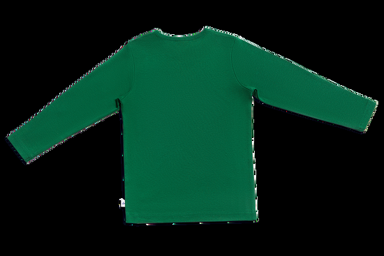Leela Cotton 2062 | Baby Basic Langarmshirt - Moosgrün Begrenzte Freigabe
