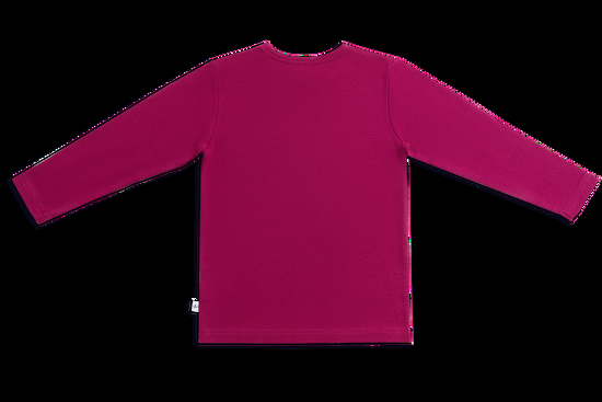 Leela Cotton 2060F | Baby Basic Langarmshirt - Fuchsia Neueste Stile