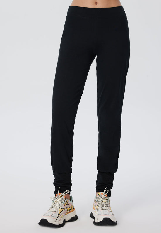 Leela Cotton 4415S | Damen Yogahose stretch - Schwarz Nur noch ein Tag übrig