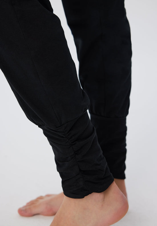 Leela Cotton 4415S | Damen Yogahose stretch - Schwarz Nur noch ein Tag übrig