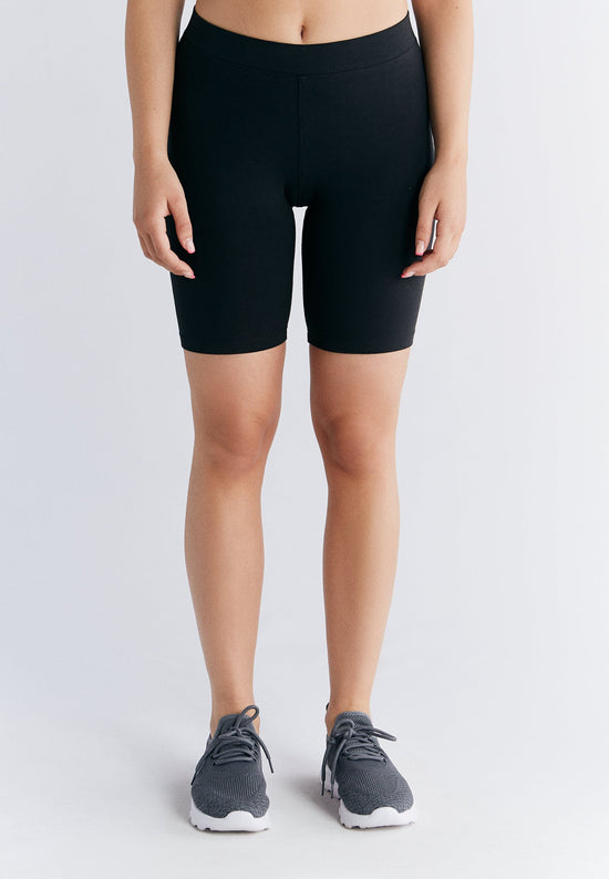 Leela Cotton 1417-021 | Radlerhose - Schwarz