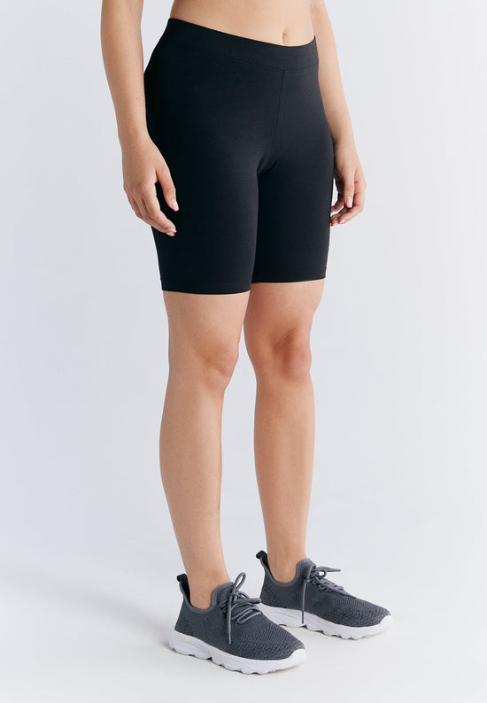Leela Cotton 1417-021 | Radlerhose - Schwarz Begrenzt auf 3 Tage