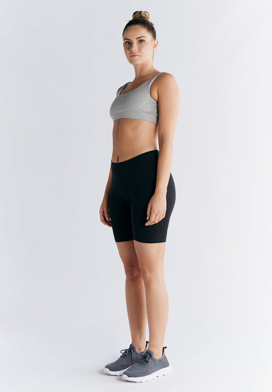 Leela Cotton 1417-021 | Radlerhose - Schwarz Begrenzt auf 3 Tage